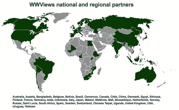 WWViews national and regional partners